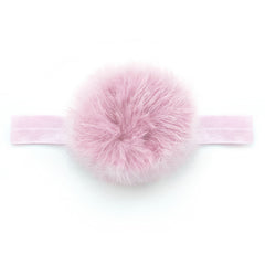 Baby Icy Pink Pom Pom Headband