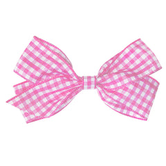 Medium Camellia Gingham Hair Clip