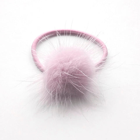 Icy Pink Pom Pom Elastic