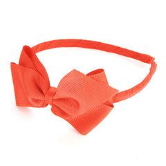 Large Neon Orange Alice Band