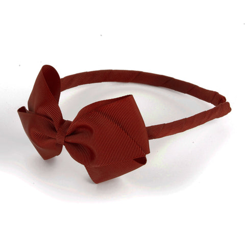 Large Scarlet Alice Band