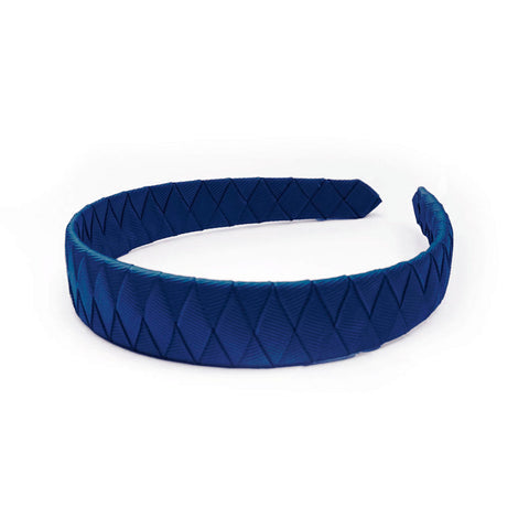 Large Cobalt Braided Alice Band