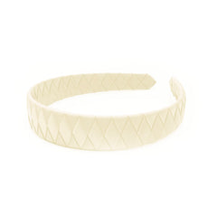 Large Ivory Braided Alice Band