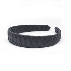 Large Charcoal Braided Alice Band