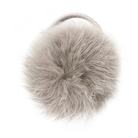 Large Carmandy Pom Pom Hair Elastic