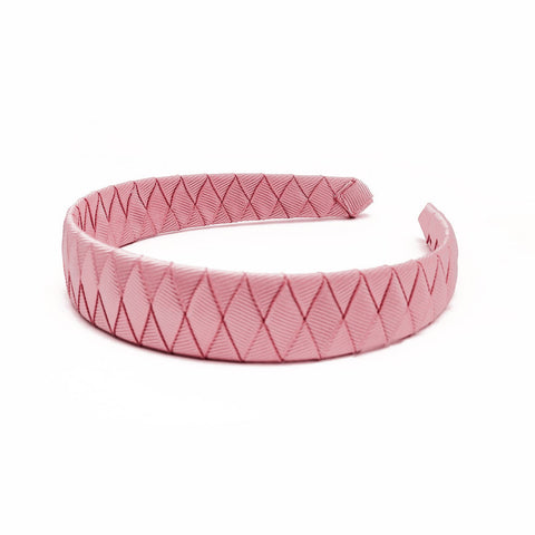 Large Dusty Rose Braided Alice Band