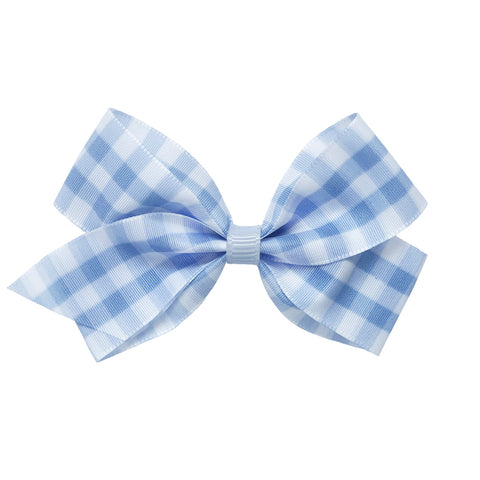 Medium Bluebell Gingham Hair Clip