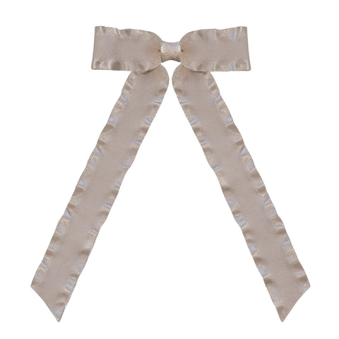 Carmandy Medium Long Tail Ruffle Hair Clips