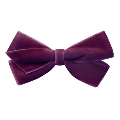 Medium Shadow Purple Velvet Hair Clip