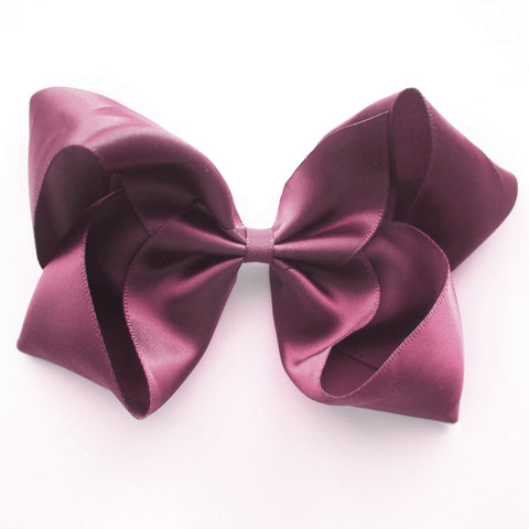 Large Victorian Rose Satin Hair Clip