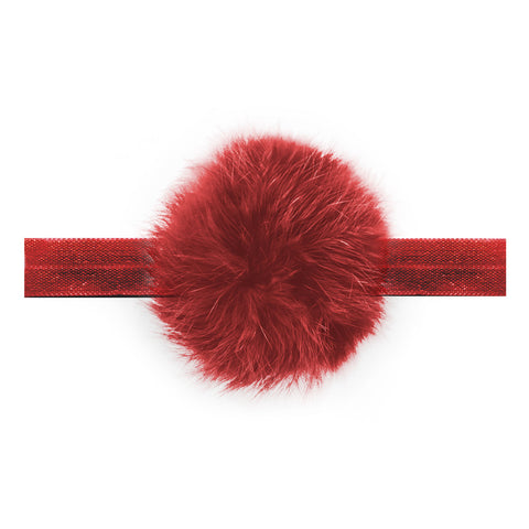 Baby Scarlet Pom Pom Headband