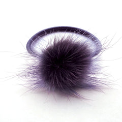 Shadow Purple Pom Pom Elastic